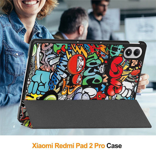 Vibe Flip Cover Multicolouη (Redmi Pad 2 Pro) 11XIA0140