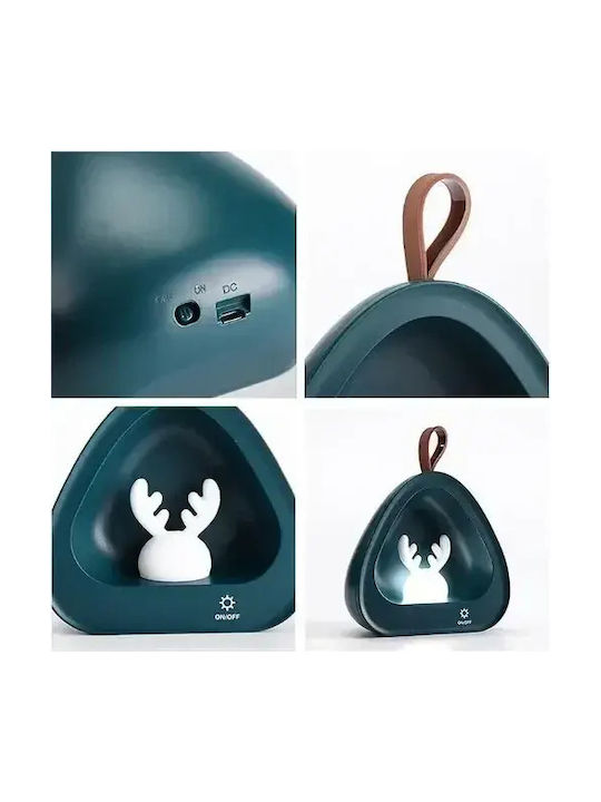 ForHome Kids Decorative Lamp Green 11.1x5.5x13.3εκ.