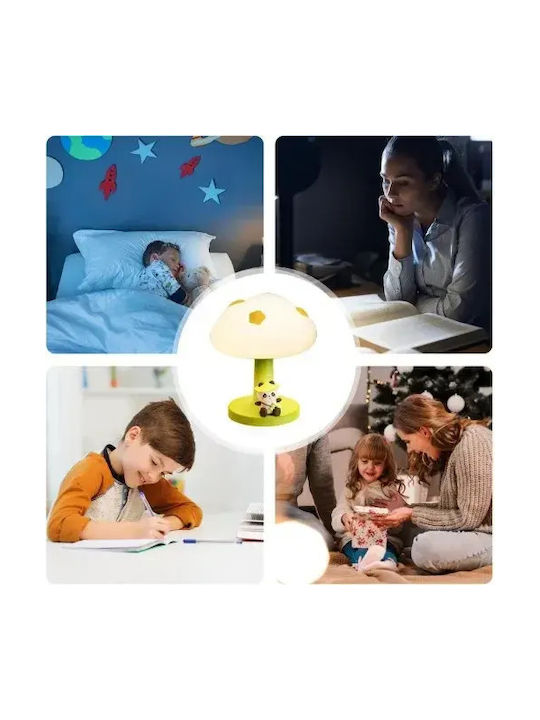 Kids Decorative Lamp Mushroom animal Green