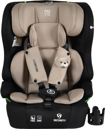 Moni Security Baby Car Seat i-Size with Isofix Cool Beige 9-36 kg