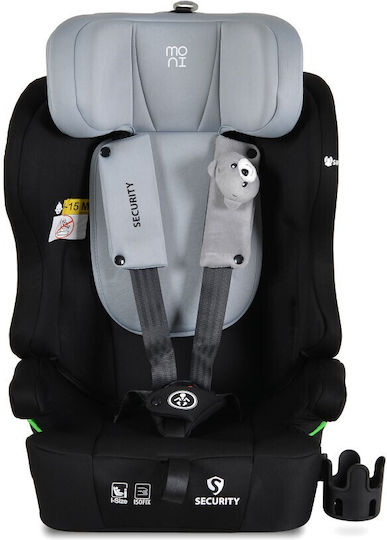 Moni Security Καθισματάκι Αυτοκινήτου i-Size με Isofix Space Grey 9-36 kg