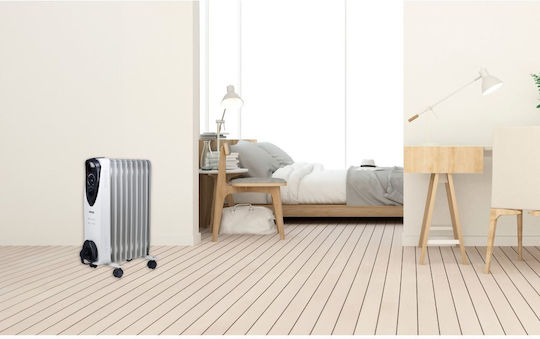 Маслен радиатор с 7 ребра 1500W
