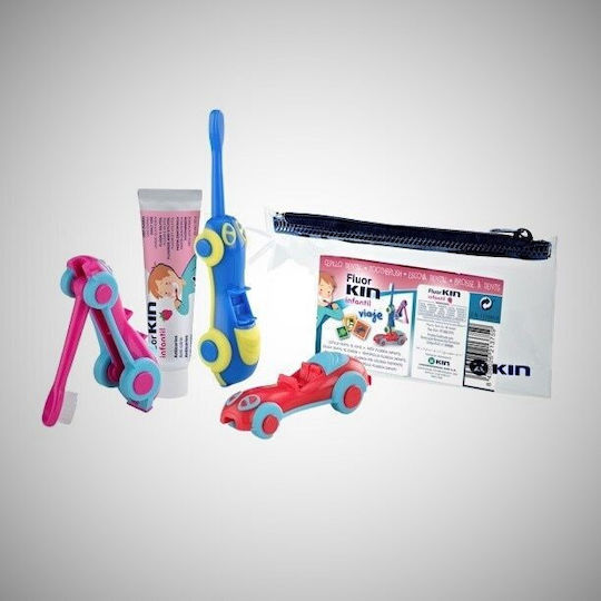 Kin Set Paste De Dinți Pentru Copii Cu Periuță De Dinți Pentru 3+ Ani
