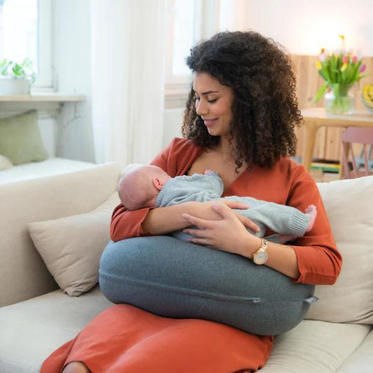 Doomoo Pregnancy & Breastfeeding Pillow Gray