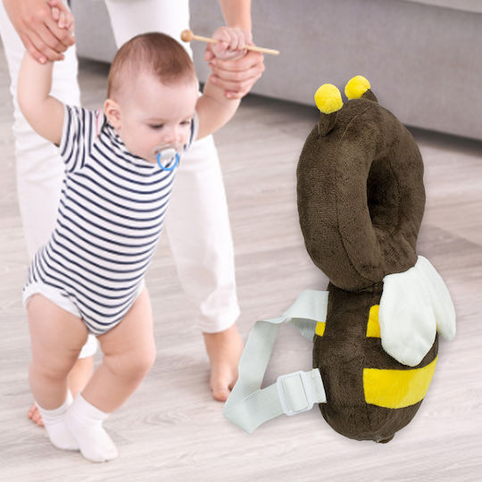 Loco Little Bee Head Protector made of Fabric in Brown Color 1pcs