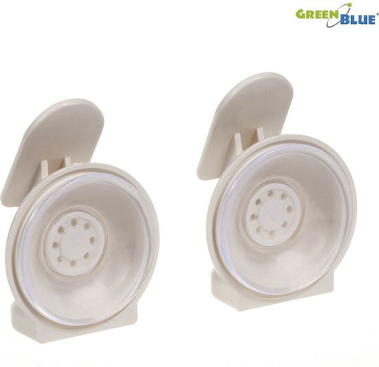 Green Blue Door Safety Lock with Sticker made of Plastic in White Color 2pcs