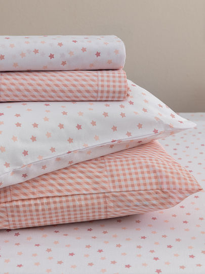Palamaiki Sheet Single with Elastic Band Cotton BB101 110x200cm Palamaiki Sheet Single with Elastic Band Cotton BB101 110x200cm