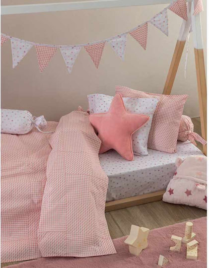 Palamaiki Bettlaken Einzeln Baumwolle BB101 Rose 170x260cm