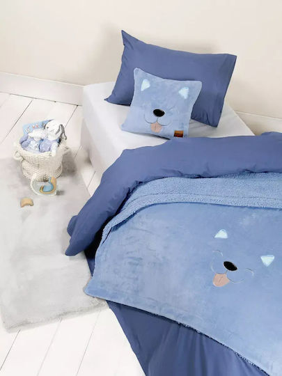 Nima Blanket Velvet Blue 220x160cm