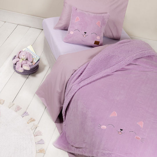 Nima Decke Samt Pink 220x160cm