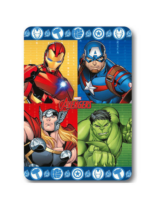 Marvel Κουβέρτα Fleece Πολύχρωμη 100x140εκ.