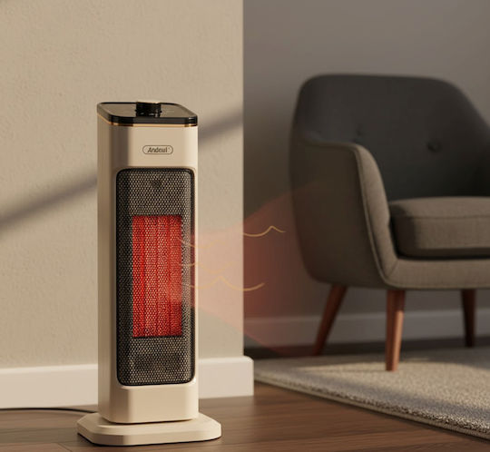 Andowl Αερόθερμο Δωματίου Δαπέδου Εκρού 2400W