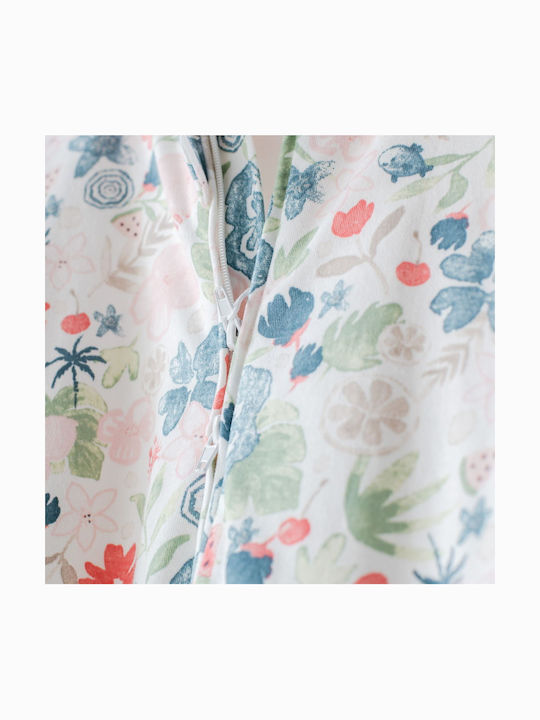 abo Ανοιξιάτικος Υπνόσακος με Πόδια 1 tog Flowers And Watermelon με Αποσπώμενα Μανίκια
