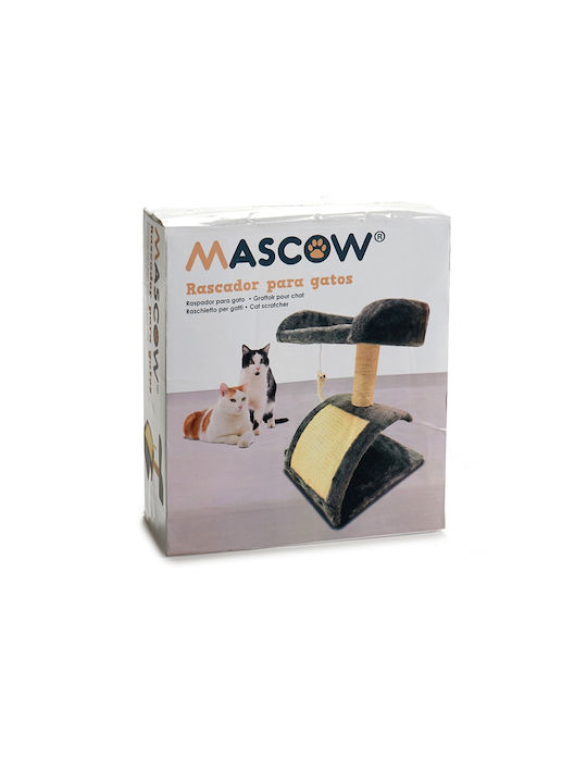 Mascow Ονυχοδρόμιο Γατόδεντρο Γκρι 2 επιπέδων 32x31x41εκ.