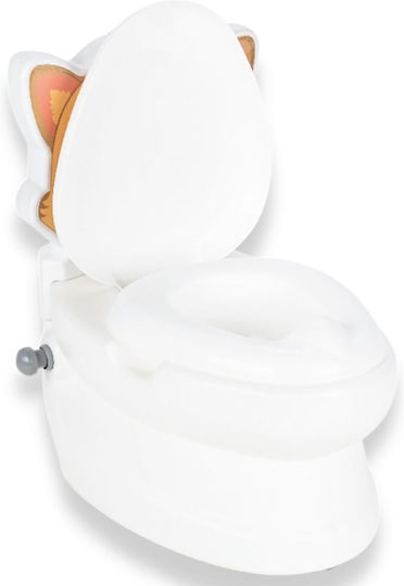 Pilsan Potties Toilet Cat with Music Sounds and Lid White up to 25kg