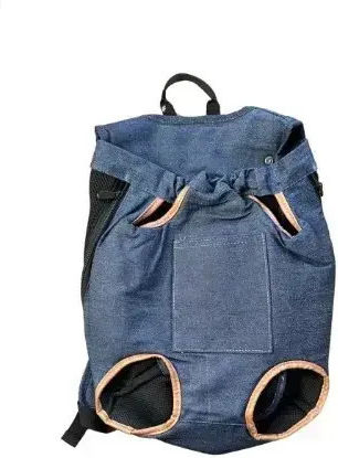 Nunbell Pet Rucksack für Hunde Blau L32xB32xH42cm. 19418-140
