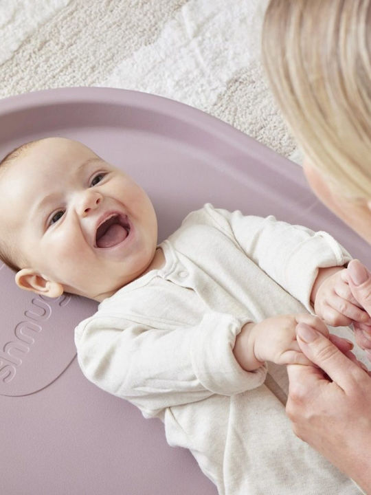 Shnuggle Σκληρή Αλλαξιέρα από Πλαστικό Ροζ