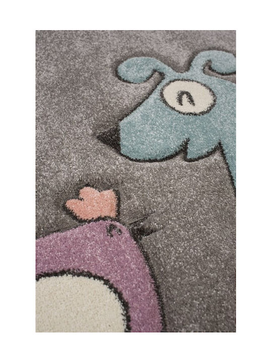 Viokarpet Yolo Kids Rug Gri 160x230cm