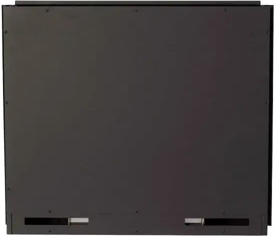 Tagu Indoor Wall Mounted Bioethanol Fireplace Black 60x15x50.3cm