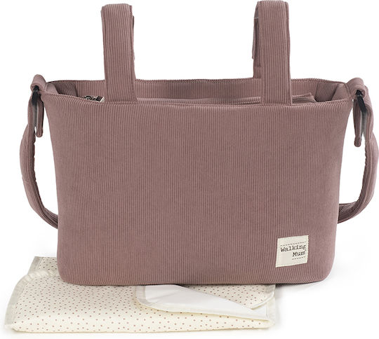 Walking Mum Τσάντα-Αλλαξιέρα Ώμου/Χειρός Gala Cherry Μπορντό 36x23x11εκ.