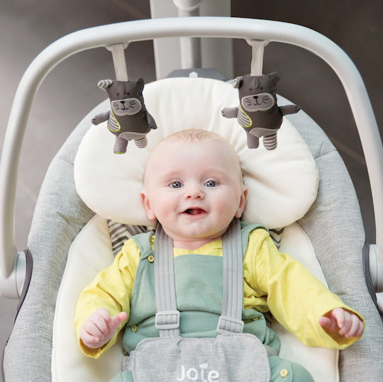 Joie Electric Baby Relax Swing Serina with Music and Vibration Gray for Child up to 9kg