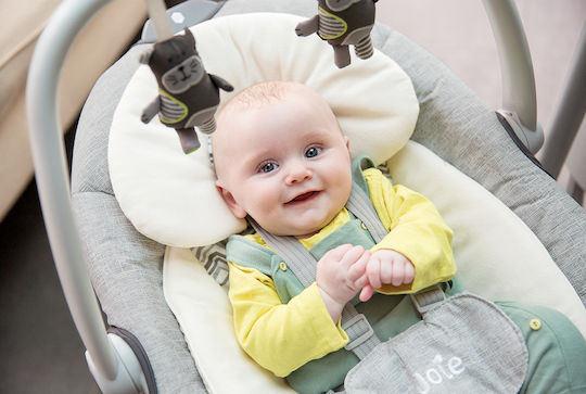 Joie Electric Baby Relax Swing Serina with Music and Vibration Gray for Child up to 9kg