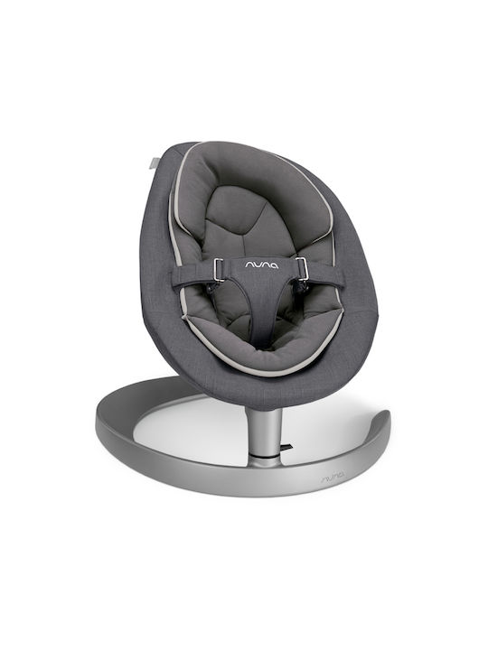 Nuna Χειροκίνητο Relax Μωρού Leaf Grow Granite για Παιδί έως 60kg