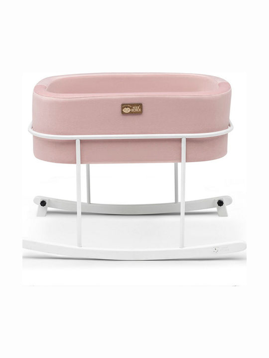 Hanah Home Λίκνο με Στρώμα Pink-White