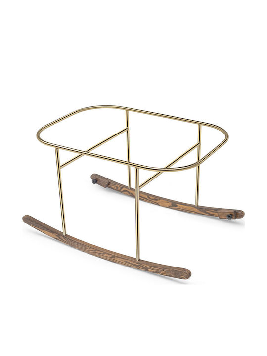 Hanah Home Wiege mit Matratze Black-Gold