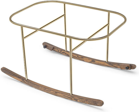 Hanah Home Leagăn cu Saltea Black-Gold