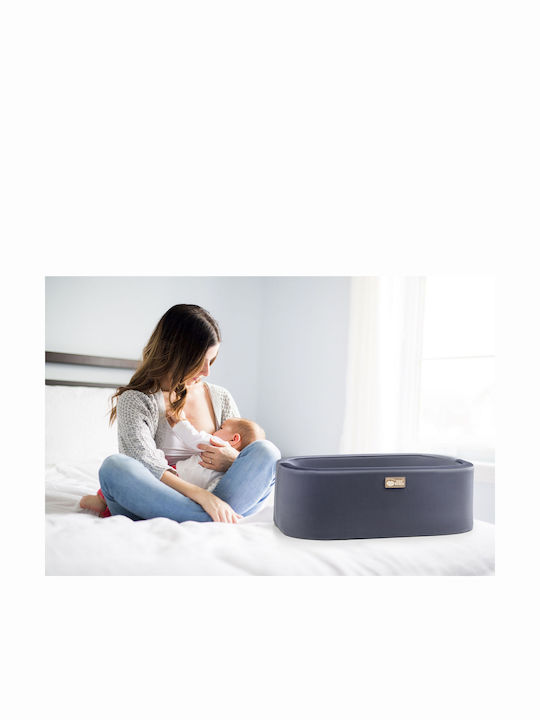 Hanah Home Wiege mit Matratze Black-Gold