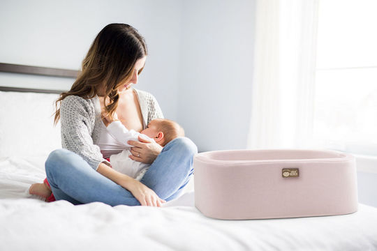 Hanah Home Λίκνο με Στρώμα Pink-Black