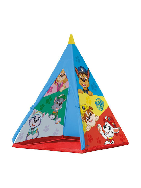 John Kids Indian Teepee Play Tent Paw Patrol for 3+ years Blue