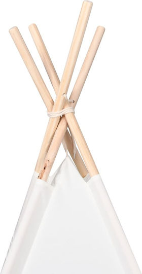 vidaXL Σκήνη Teepee Peach Skin Γκρι με Σάκο