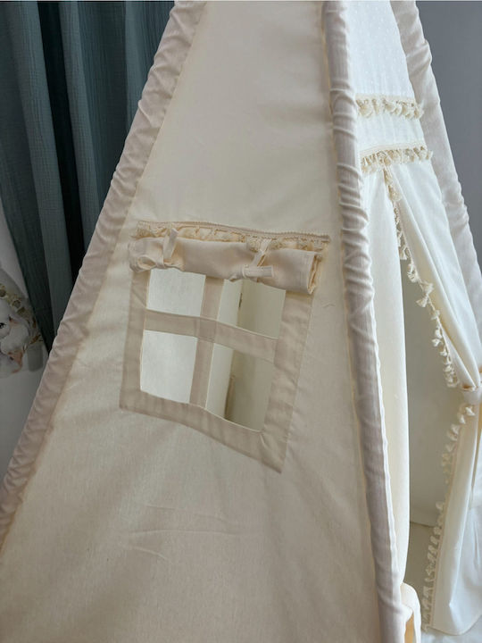 Velvet White Детски шатър Индийски Бял