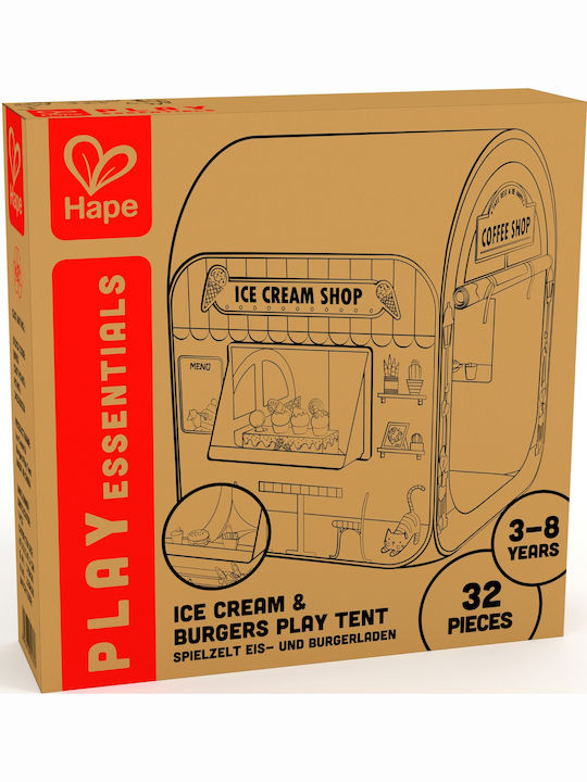 Hape Kids House Play Tent Ecru