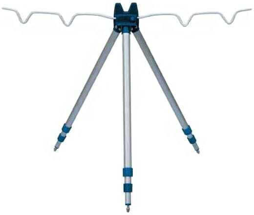 Black Diamond Tripod for Fishing Rods Metallic 1cm 4 Positions