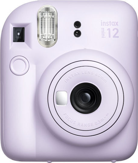 Fujifilm Instax Mini 12 Instant Camera + Case & 20 Films Lilac Purple
