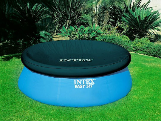 Pool Cover Intex Pvc 457 Cm Navy Blue