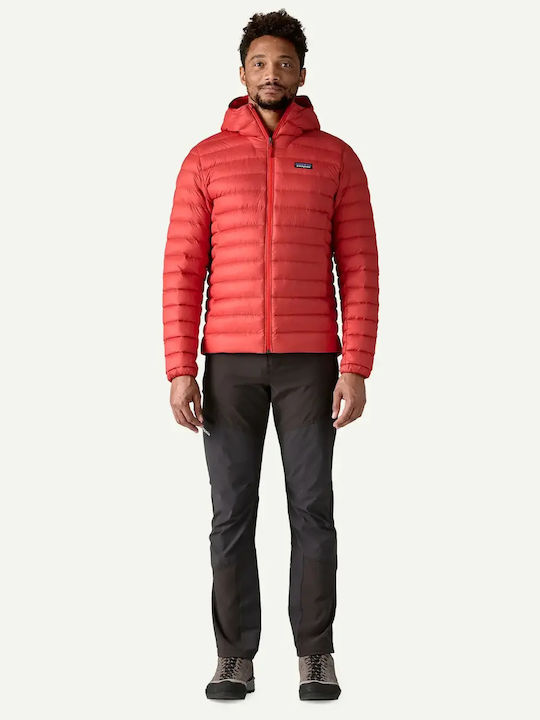Sweater Jacket Puffer Windproof Amanita Red