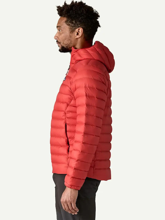 Sweater Jacket Puffer Windproof Amanita Red