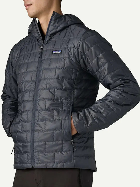 Μπουφάν Puffer Αντιανεμικό Smolder Blue