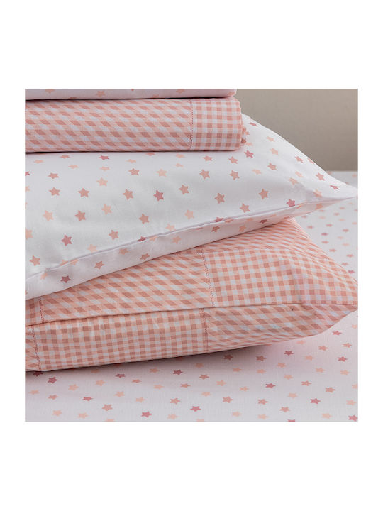 Palamaiki Kids Cotton Pillowcase Set 52x72cm Pink