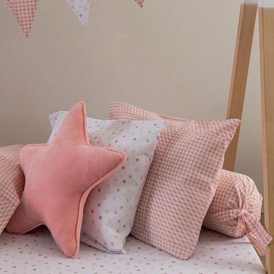Palamaiki Kids Cotton Pillowcase Set 52x72cm Pink