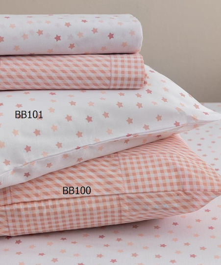 Palamaiki Kids Cotton Pillowcase Set 52x72cm Pink