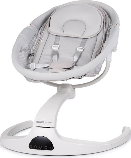 Chipolino Electric Baby Relax Swing with Music Gray for Child up to 9kg