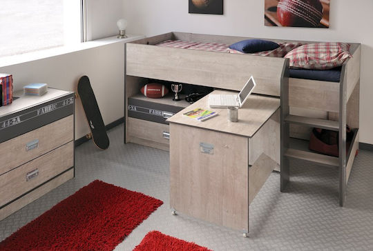 Lab Birou pentru copii din Melamină Bej 108x56x114cm