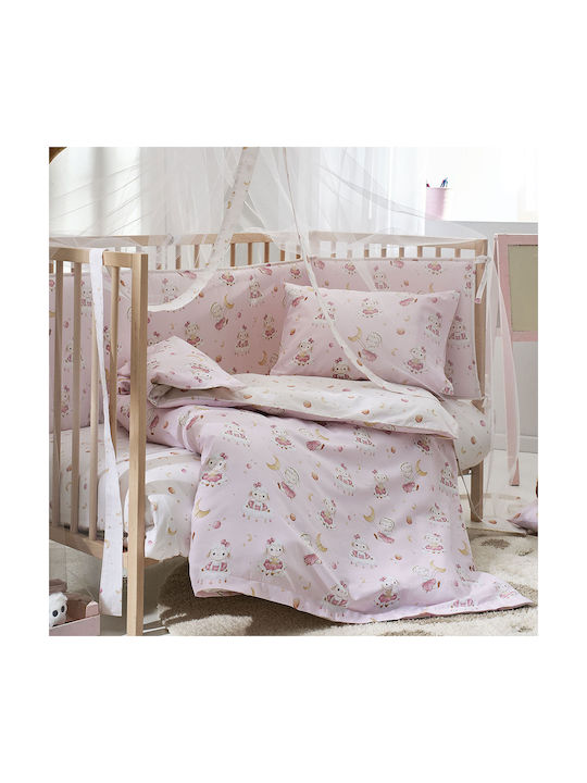 Vesta Home Set Baby Bettbezug mit Kissenbezug Lambi Ohne 120x160cm