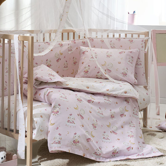 Vesta Home Set Baby Duvet Cover With Pillowcase Lambi Without 120x160cm