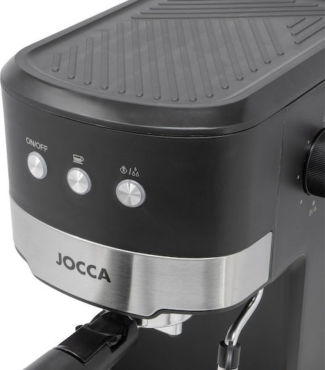Μηχανή Espresso 1100W Πίεσης 20bar Μαύρη J-2377